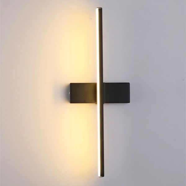 330° Rotatable LED Wall Light Minimalist black Bathroom Strip mirror front light(WH-MR-81)