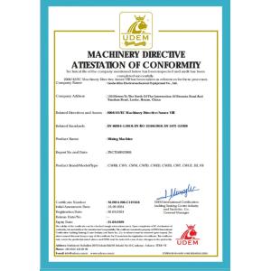 Luohe Aihe Electromechanical Equipment Co., Ltd. Certifications