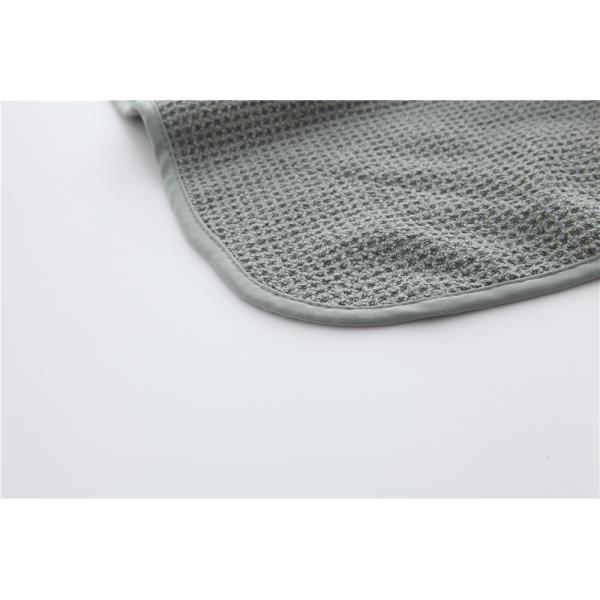 Gray grey clolor microfiber microfibre waffle weave car cleaning cloth sports towels