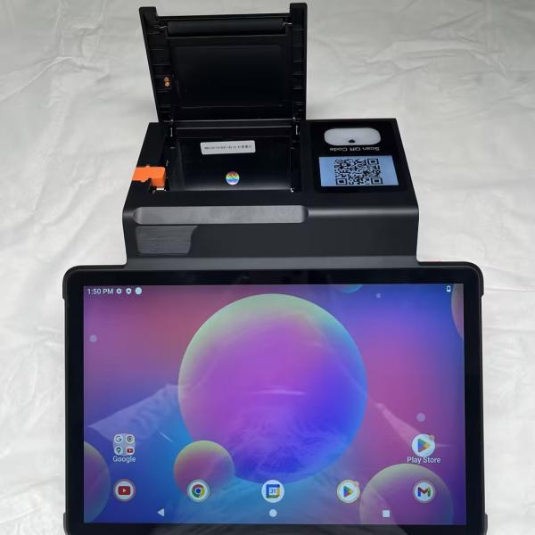 Simplifique sus transacciones con Android 14 Payment POS 6400mAh Batería de gran capacidad y conectividad Bluetooth
