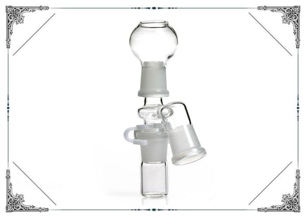 Smoking Reclaim Ash Catcher Male 45 degree Joint 14mm / 18mm For Glass Bong