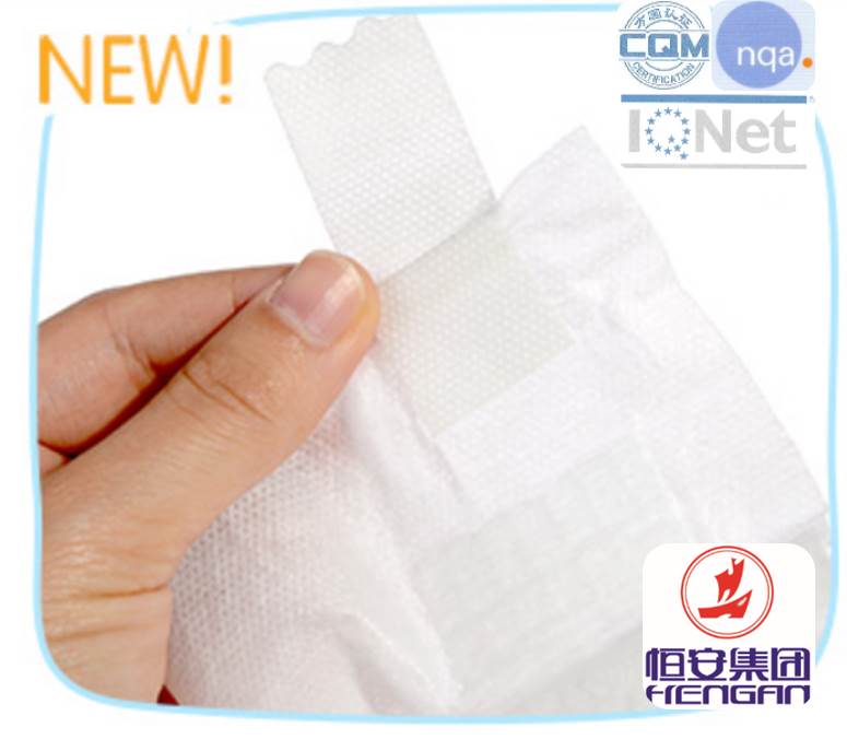 Baby Type Diapers, Super Snug & Dry , M size, 440*320, Magic Velcro Tapes,  Breathable Backsheet
