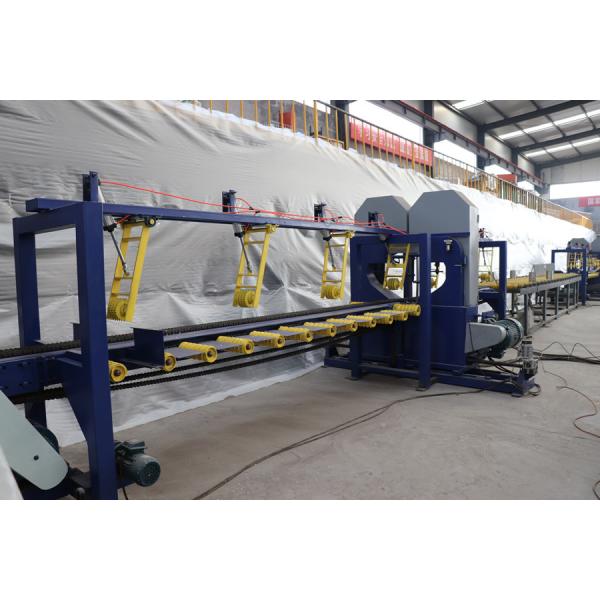 Производственная линия машины лесопилки тимберса, ленточнопильный станок двойных голов вертикальный