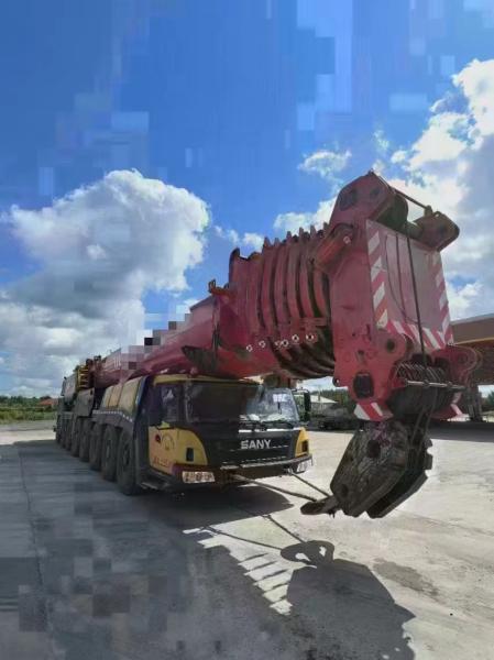 2015 SANY 600 Ton Heavy Duty Mobile Crane High Speed With 90meter Main Boom
