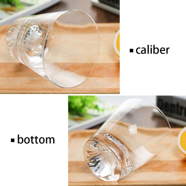 Прозрачная чашка боросиликатного стекла воды 260мл высокая