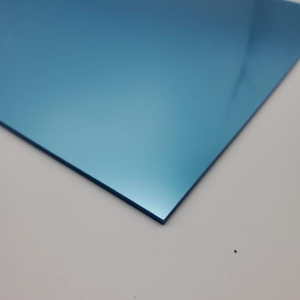 la feuille brillante bleue de miroir de 1-6mm a moulé le décor en plastique de panneau d'hôtel à la maison acrylique