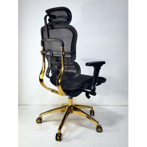 Manager Office Ergonomic Computer Chair Revolving With Sliding Mechanism