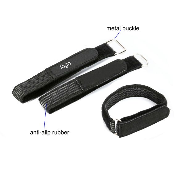 DANSKY Self-Binding Adjustable Black Carbon Battery Straps Hook Loop Lipo Strap FPV Drones Long Range RC Frame Kit Accessory