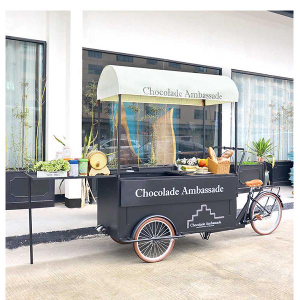 Vegetables Raw Material Commercial Ice Cream Cart Cooler Tricycle Freezer Bicycle Cart