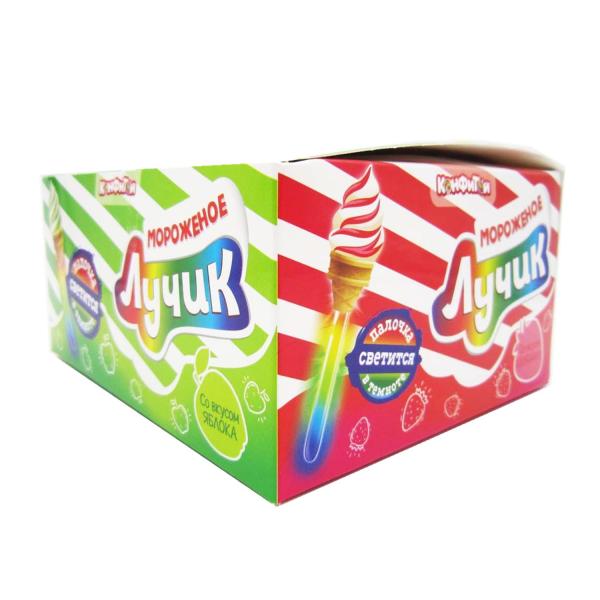 saveur mélangée formée bas Cal Sweets de fruit de lucette de crème glacée 10g