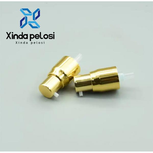 24 415 24 410 Gold Lotion Pump Fine Mist Sprayer Pump Aluminium Cap For Bottle Lid