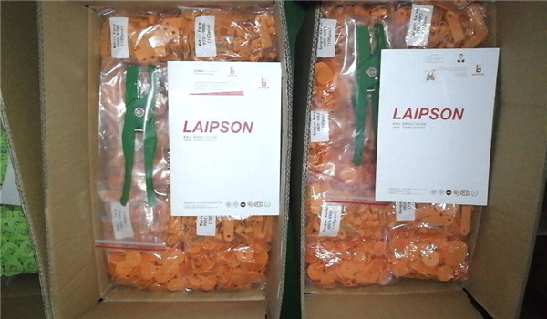 A gestão animal dos carneiros da frequência ultraelevada do homem de duas partes etiqueta a retenção longa de 48mm*17mm