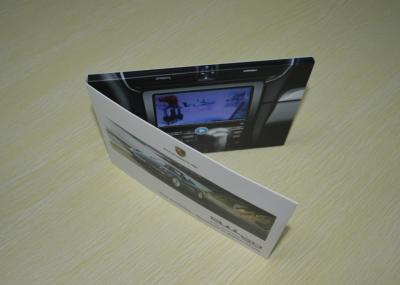 Tarjeta de felicitación de pantalla LCD de 4,3 pulgadas tarjeta de vídeo LCD TFT/folleto de vídeo LCD para publicidad