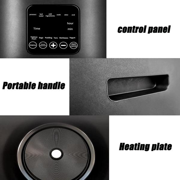 9 Quart Commercial Bubble Tea Equipment Cook Taro Balls