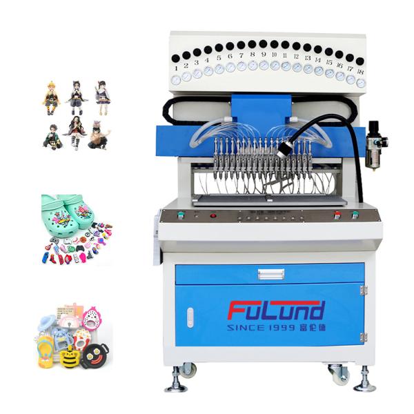 Automatic Dispensing Rubber Making Machine , 3d Silicone Keychain Making Machine