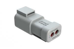 ATP04-2P Automotive Connector with Male Pins, reliable electronic component designed for vehicle electrical system and wiring harness applications