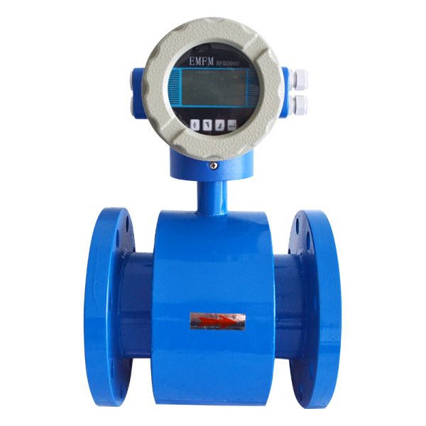 Intelligent Battery Powered Electromagnetic Flowmeter Integral Type Magmeter Flow Meter for Industrial Process Control Use