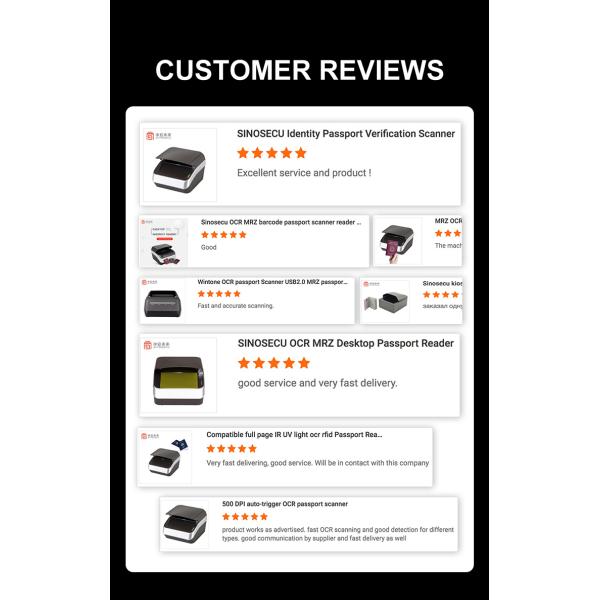 Сканер паспортов, компьютерный считыватель документов, поддержка OEM с сертификацией CE FCC