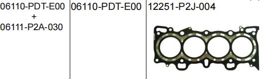 Автоматическое набивка GD6 GD8 крышки времени города Honda машинных частей 11410-REA-Z01
