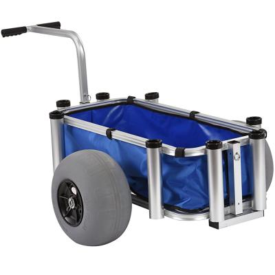 Aluminum Fishing Beach Cart With 12 Balloon Wheels