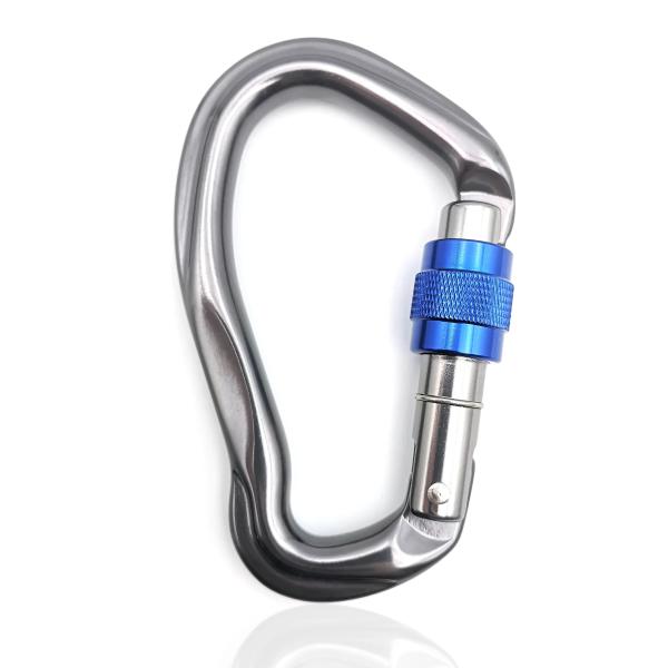 Customize Logo Climbing Aluminum Alloy Snap Hook Heavy Duty Aluminum Carabiner
