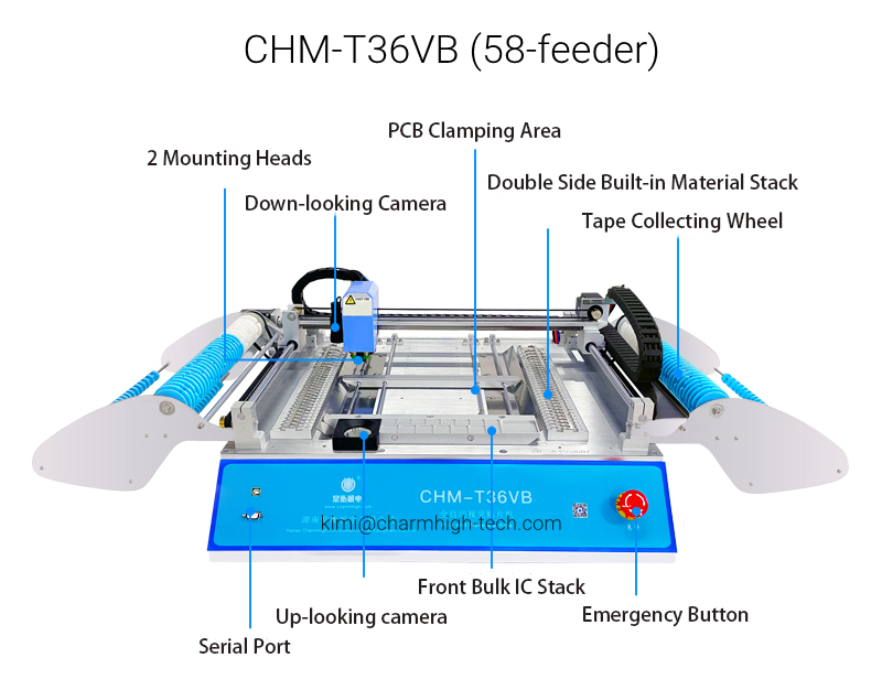 CHMT36VB комплектуют и устанавливают оборудование Charmhigh для собрания PCB