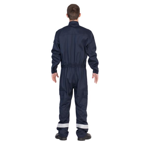 Промышленные Coveralls месторождения нефти 310gsm огнезащитные с отражательной лентой