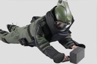 Traje atado con alambre compatible de la explosión del sistema de comunicación a prueba de balas