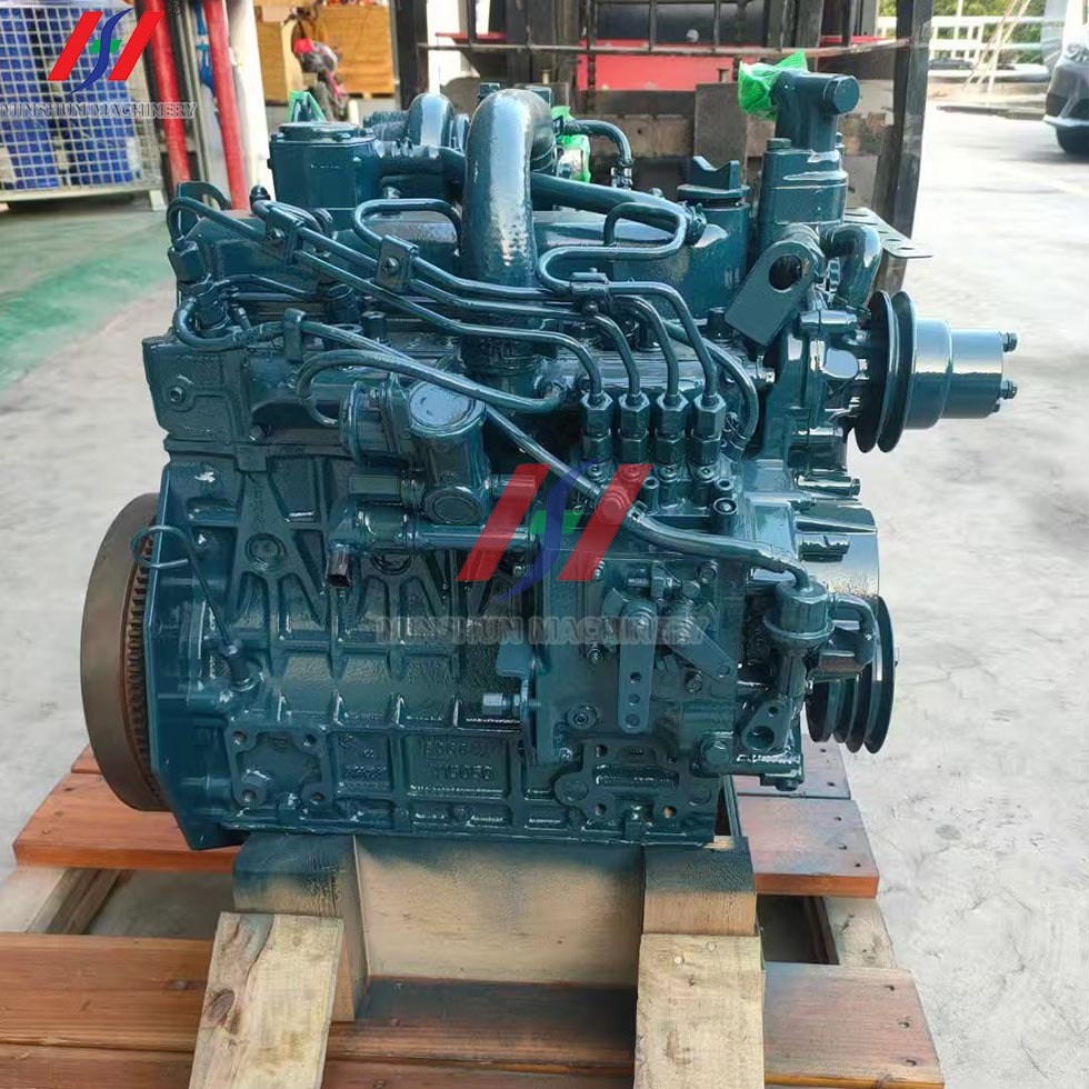 Kubota V1505-T Diesel Engine, Kubota Four-Cylinder Water-Cooled Engine Assembly