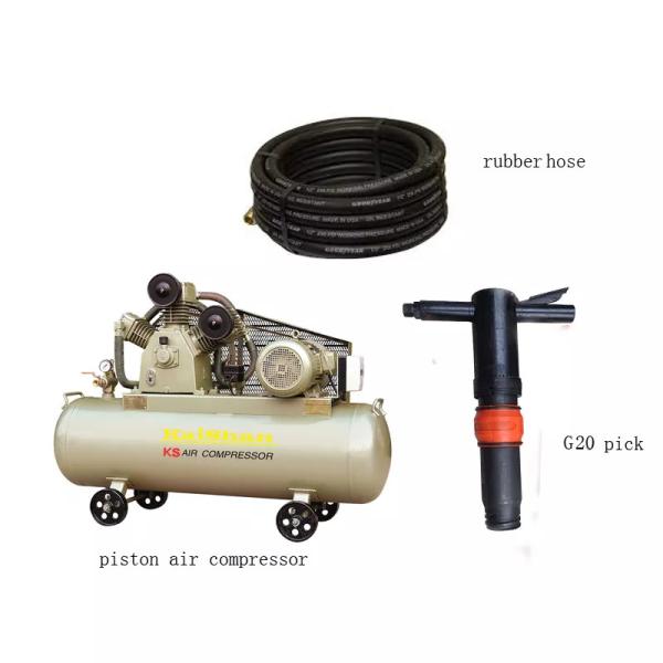 Hand Hold Rock Drill Pneumatic Air Jack Hammer In Construction Projects