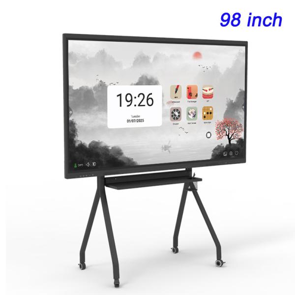 Education Smart Interactive Flat Panel 3840×2160 98 Inch Interactive Panel