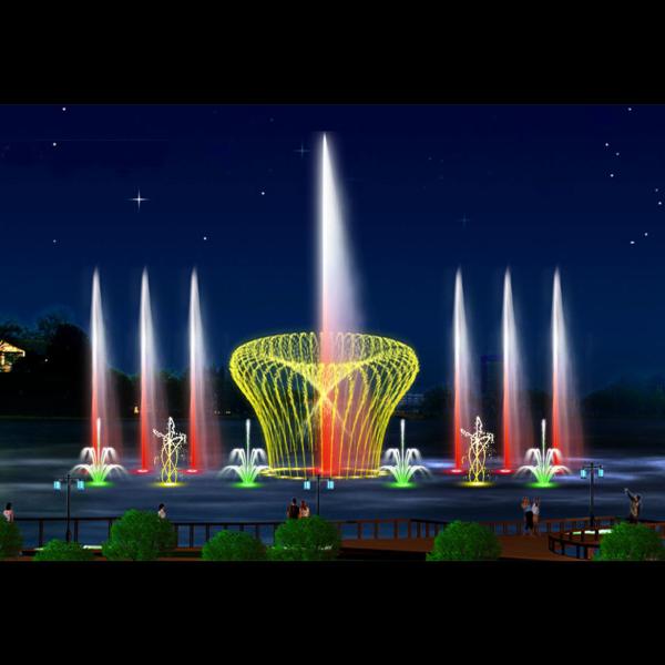 musical rainbow colors fountains pond fountain portable dancing fountain