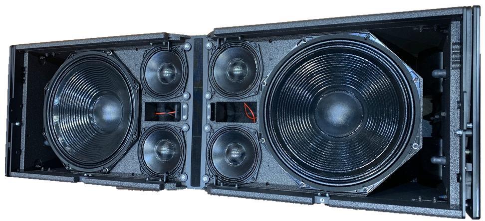 big line array speaker dual 15 inch 3 way outdoor pro system