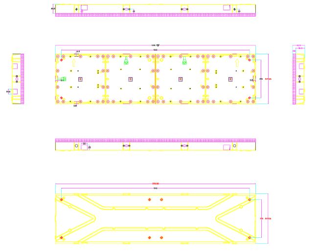 1000x250 мм Внутренний фиксированный светодиодный дисплей, P2.6 Стенный светодиодный экран
