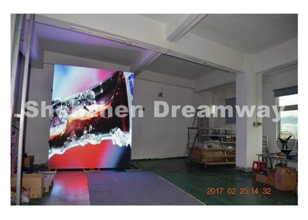 Commercial 1/2 Scan square Outdoor Advertising LED Display Rear Maintenance