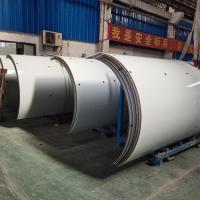 Vidro temperado laminado curvo superdimensionado para parede e construção