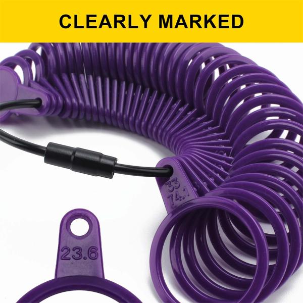 Размер США/Великобритании/Гонконга аксессуары для ювелирных изделий инструменты пластиковый безымянный датчик пальца