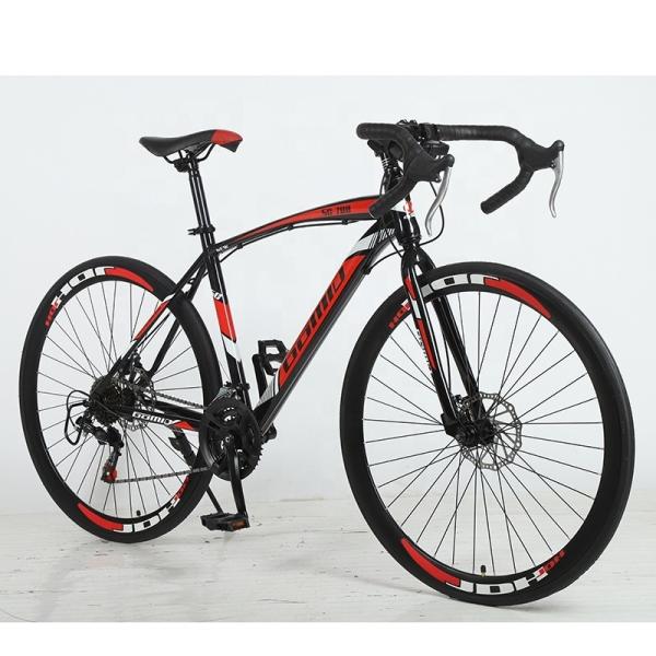 Customizable 26'' Steel Carbon Frame Mountainbike Bicycle 700C Road Bike with F/V Tires and Carton Size 135*19*72cm