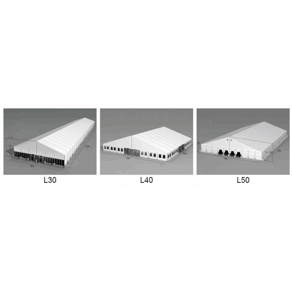 Aluminum Prefabricated Portable Wedding Party Tent / Outdoor Warehouse Tent