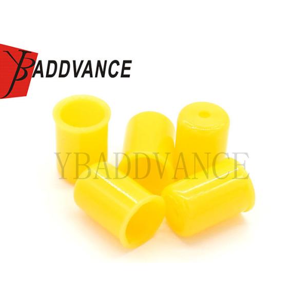 Yellow Color Car Spare Parts Cap ASNU38 For Fuel Injector 10 X 9.45 X 13.8mm
