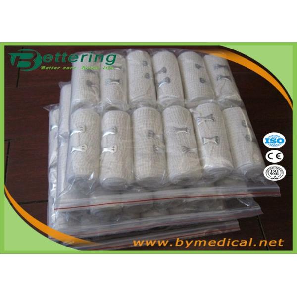 Cotton Spandex Medical Elastic Crepe Bandages Surgical Bandage Natural Colour