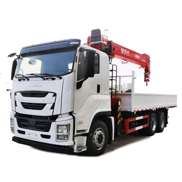 High Operating Efficiency 12 Ton 16 Ton Telescopic Folding Boom Truck Mounted Crane