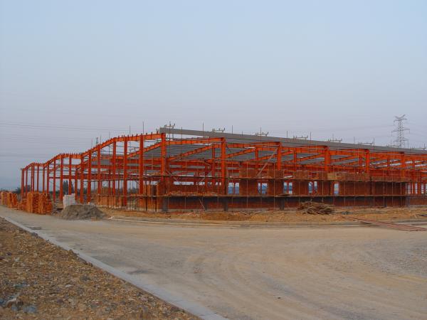 Partie métallique structurelle industrielle se contractant, systèmes de encadrement d'acier préfabriqué