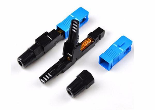SC UPC FTTH SM MM L60mm Fiber Optic Connector ROHS Certification