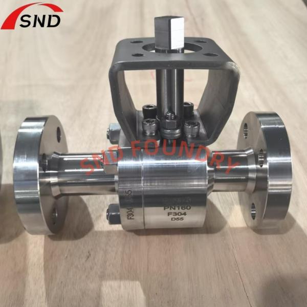 Free Forging Flange Ball Valve 304 Material PN160 DN25 OEM