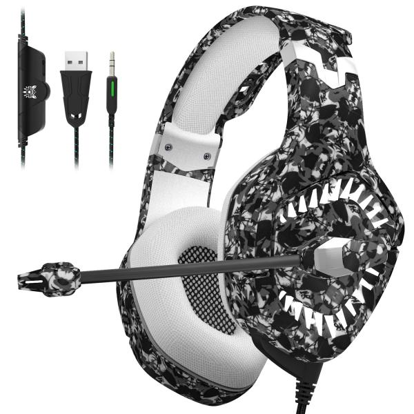 PS4 Xbox One 20000Hz DC5V +/- 5% Camouflage Gaming Headset
