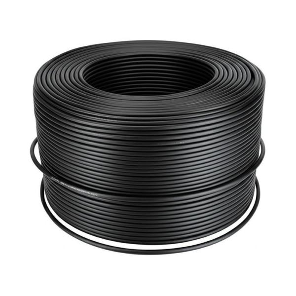 100m par petit pain XLPO a étamé le fil solaire de cuivre de panneau solaire du câble 4mm2 de C.C picovolte