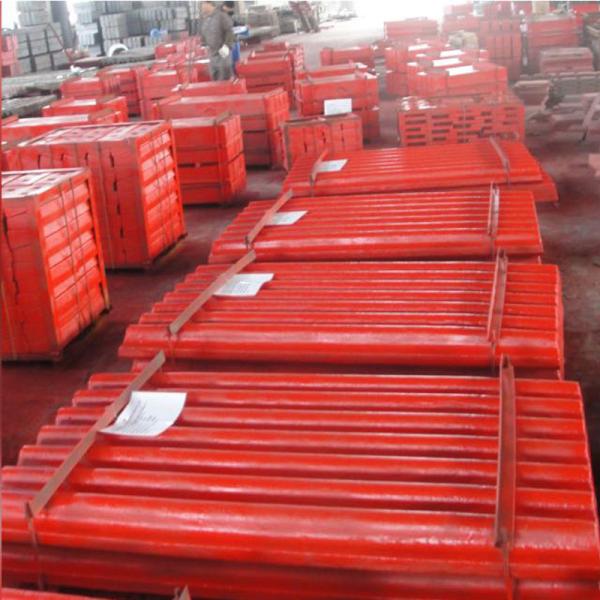 high manganese steel casting crusher jaw plate fixed jaw plate for mning crusher