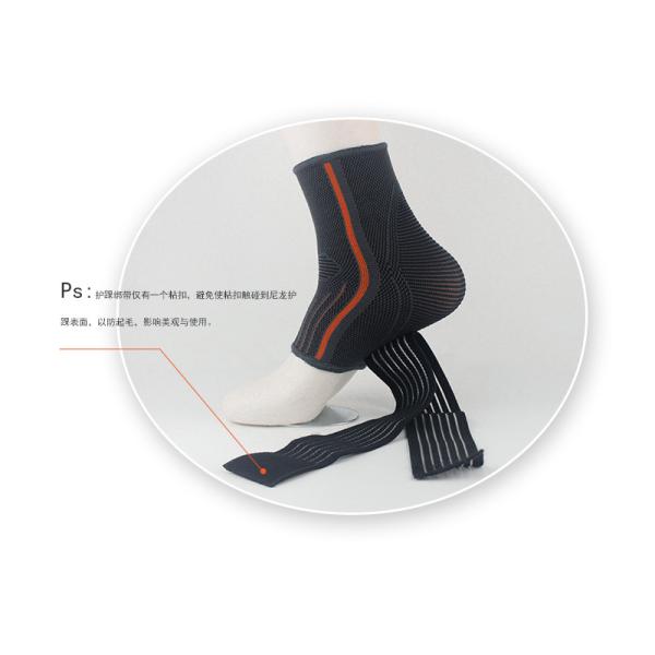 Outdoor exercise factory price thin fiber durable adjustable elastic ankle sleeve