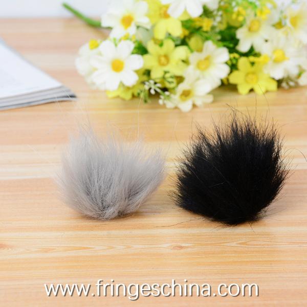 Wholesale Colorful Fake Rabbit Fur DIY Pom Pom Ball For Handbag Costume Keychain Decoration